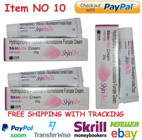 SkinLite Cream 20g X 3 = 60g Hydroquinone Tretinoin Mometasone Skin Brightening Cream Anti Melesma anti aging Whitening